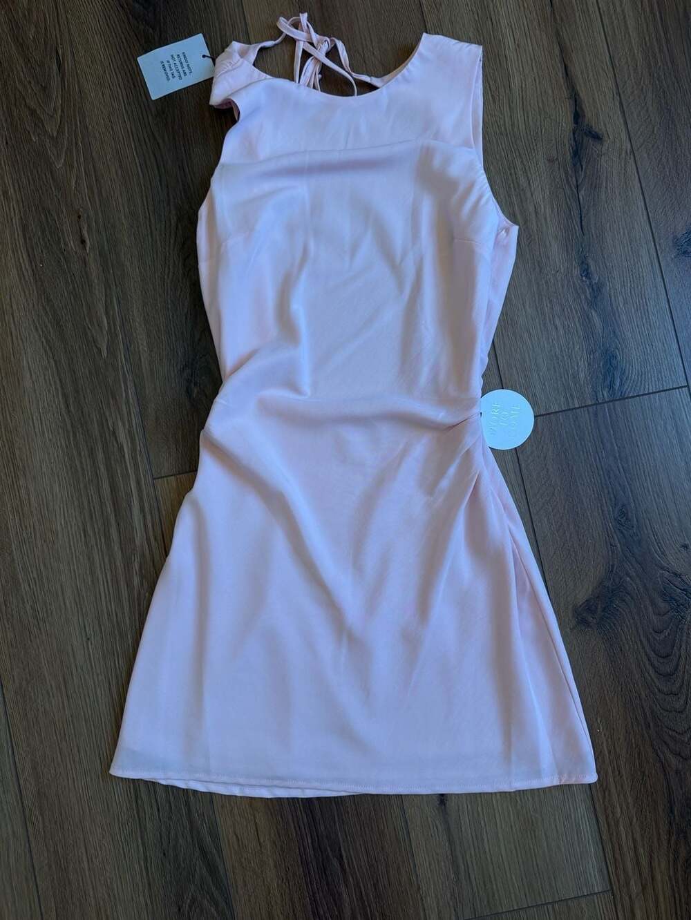 MORE TO COME Maude Mini Dress in Pink XS NWT